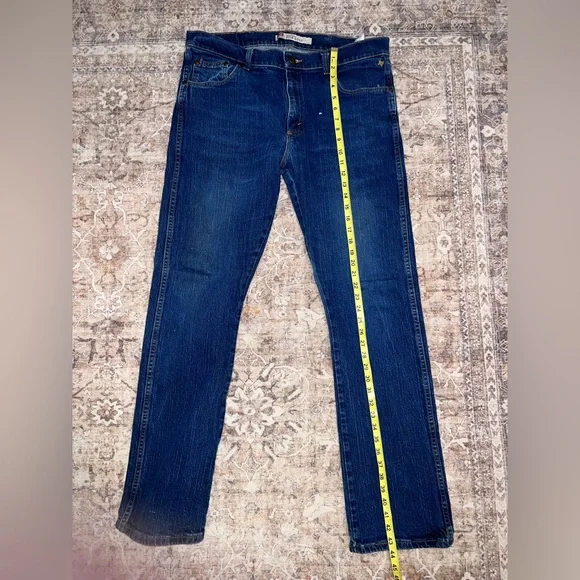 Wrangler Rooted Collection Texas Cotton Jeans 36x34 Straight Leg Slim Fit - Picture 8 of 10